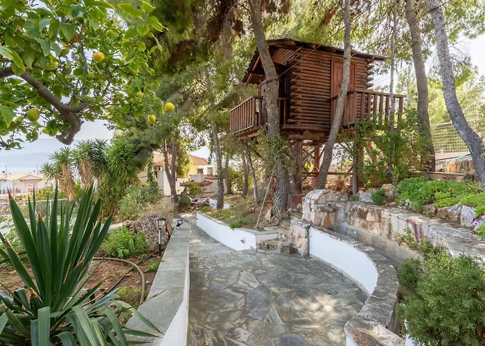 The House Of Gratitude - Poolside Retreat Semesterbostad Loutra Oraias Elenis